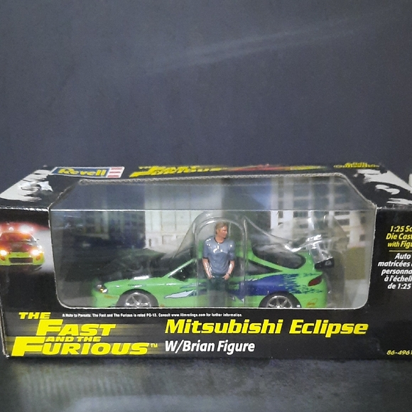 Revell Other - Revell Mitsubishi Eclipse Model with Brian Figure Adult Collectible